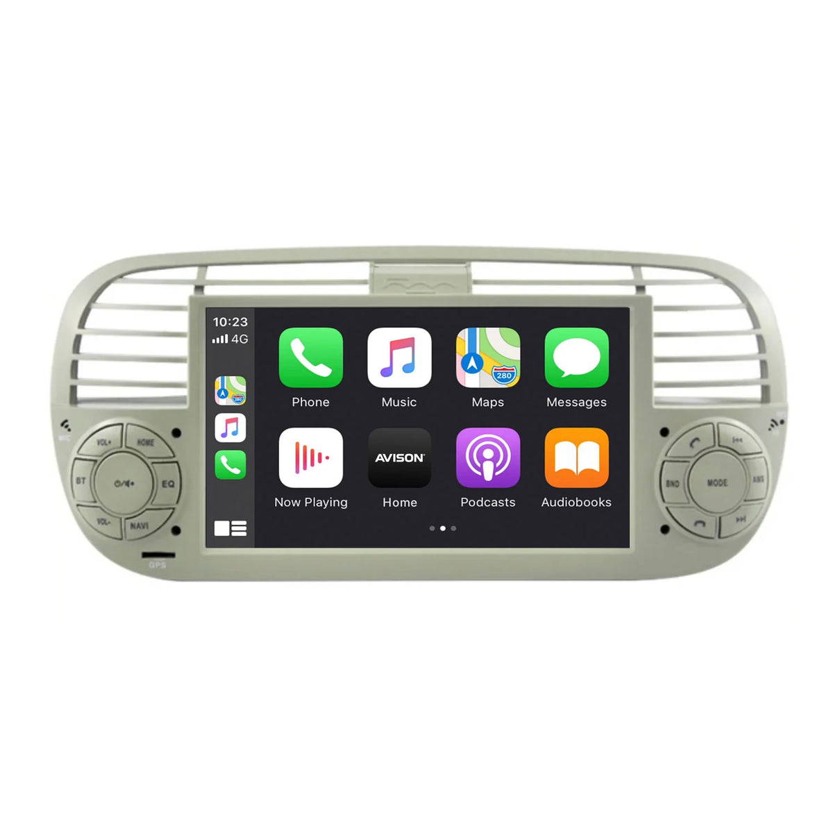 CarPlay Fiat 500 (2007-2015) — Autoradio Écran Tactile 7"